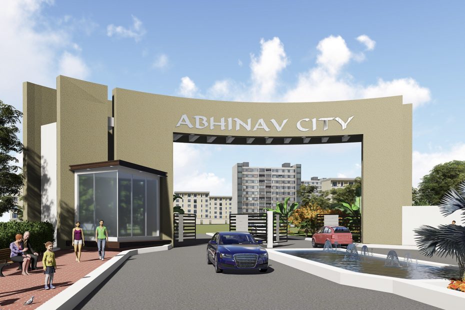 abhinav city entry gate
