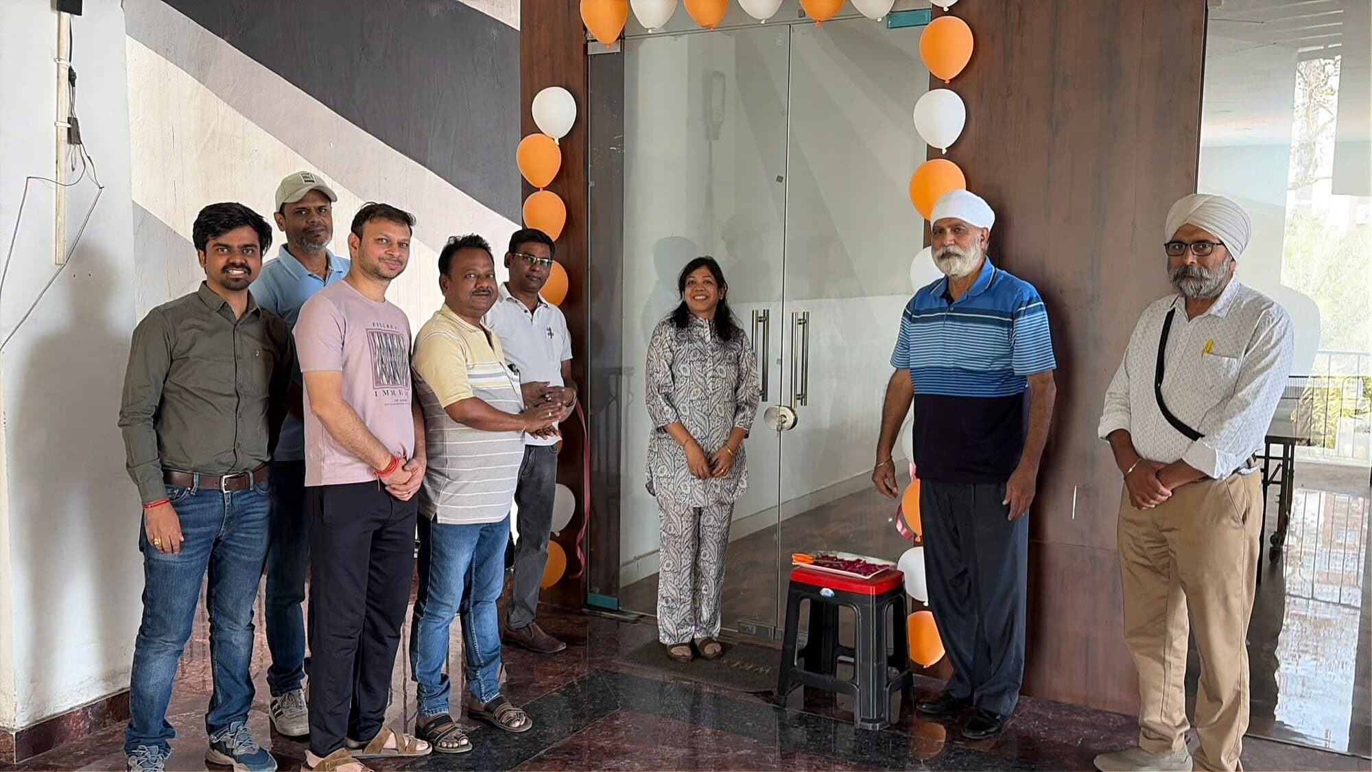 Handing over the keys – Abhinav Apartments, Raipur