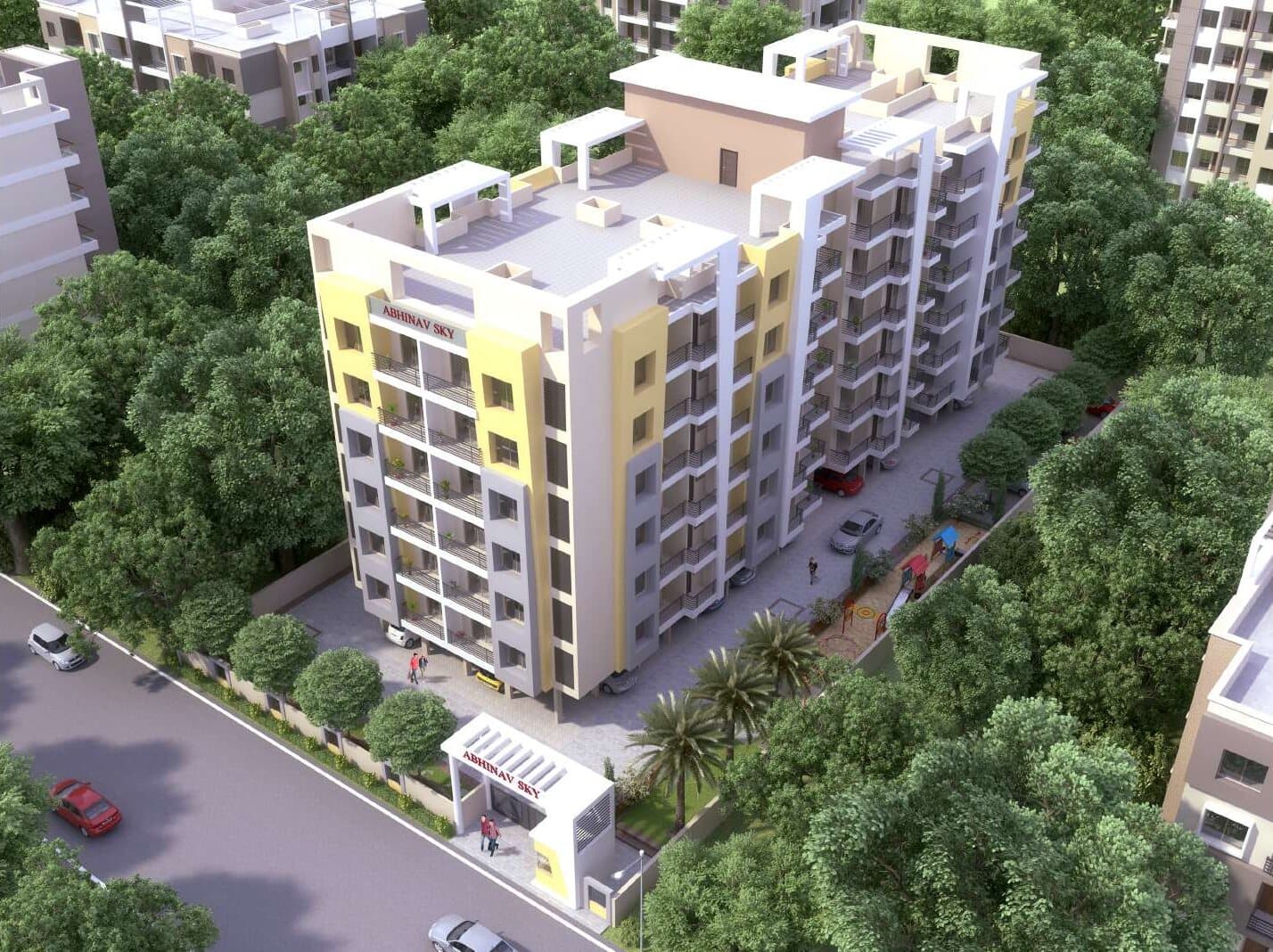 Aerial view – Abhinav Sky, Raipur