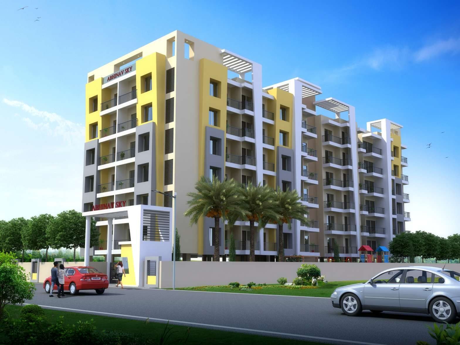 Front elevation – Abhinav Sky, Raipur